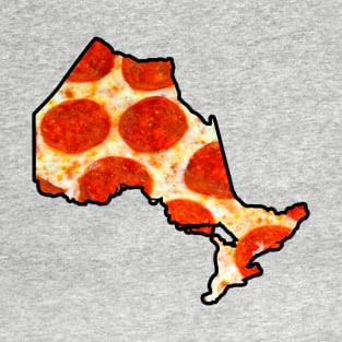 Ontario Canada Pepperoni Pizza T-Shirt